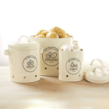 3 pots de conservation pomme de terre/ail/oignon Achat/Vente au meilleur prix