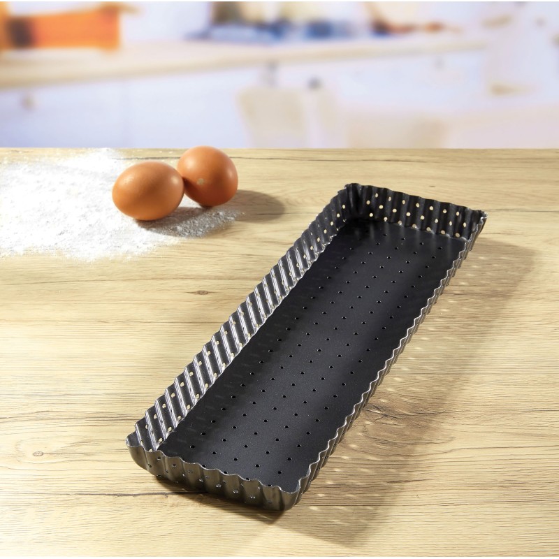 Moule tarte perforé rectangle Achat/Vente au meilleur prix