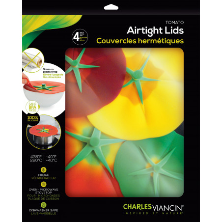 Coffret 4 couvercles hermétiques tomates Achat/Vente au meilleur prix