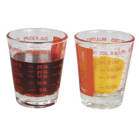 Mini mesure verre 5 échelles